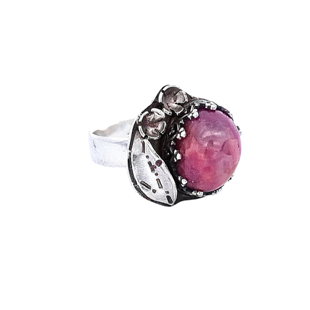 Floral Ruby Ring