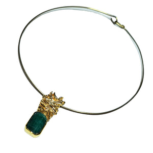 Emerald Rough Pendant