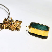 Load image into Gallery viewer, Emerald Rough Pendant