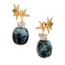 Load image into Gallery viewer, Barrel Jadeite Ear Studs