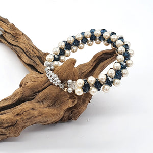 Pearl & Teal Bracelet