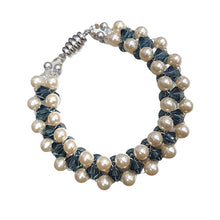 Load image into Gallery viewer, Pearl &amp; Teal Bracelet