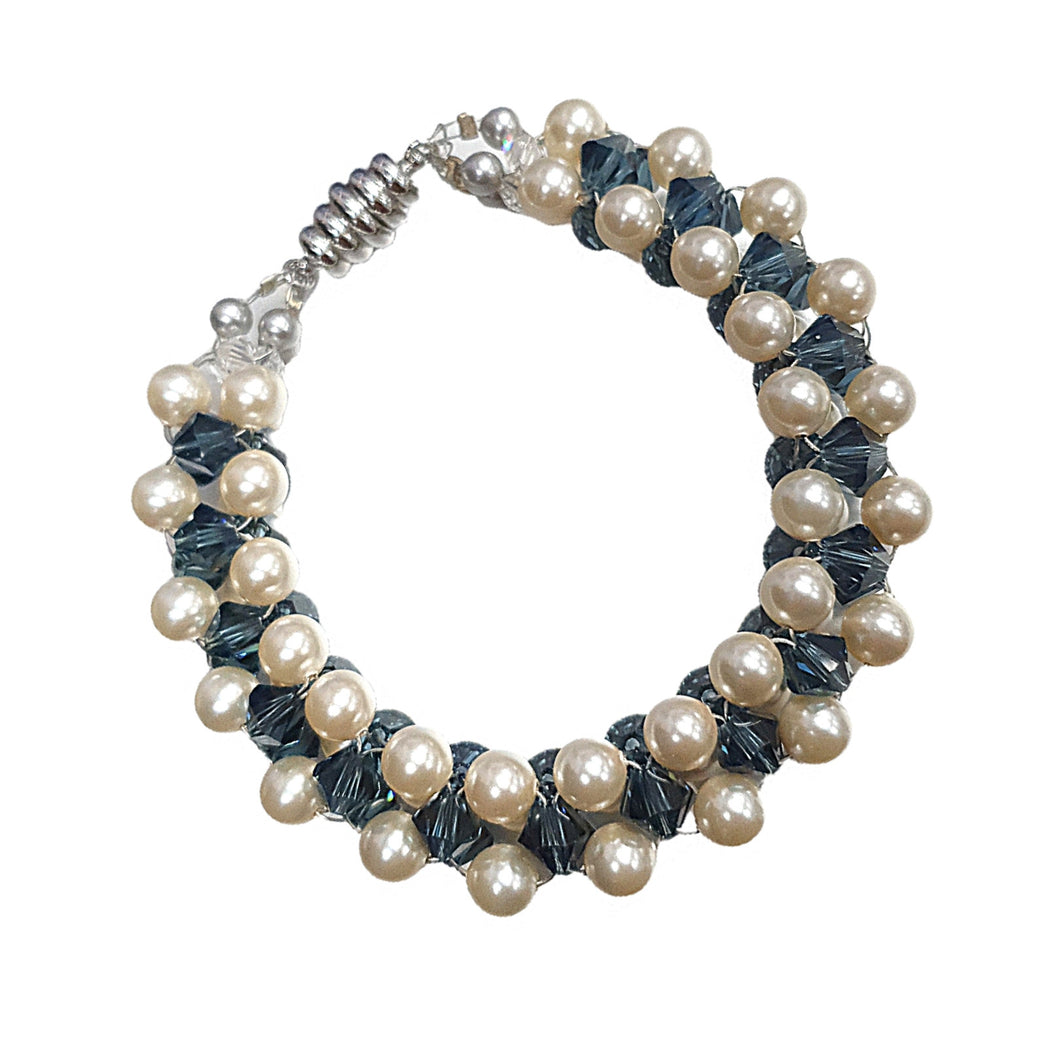 Pearl & Teal Bracelet