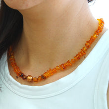 Load image into Gallery viewer, Amber Dextrously Yours in Spring Necklace