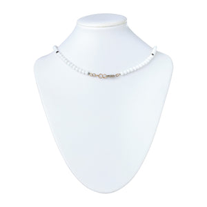 Sophisticated in White Jade Necklace